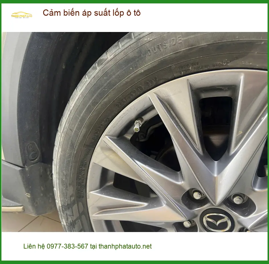 Anh Long lắp cảm biến áp suất lốp ô tô Mazda CX-5 tại Quận 11 đảm bảo an toàn ảnh thực tế 2