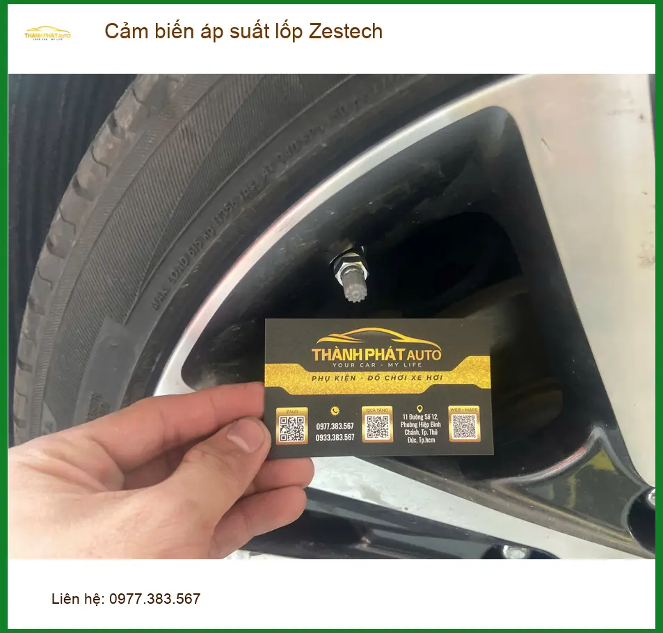 Anh Quang Minh lắp Cảm biến áp suất lốp Zestech tại Quận 6 cho Creta ảnh thực tế 3