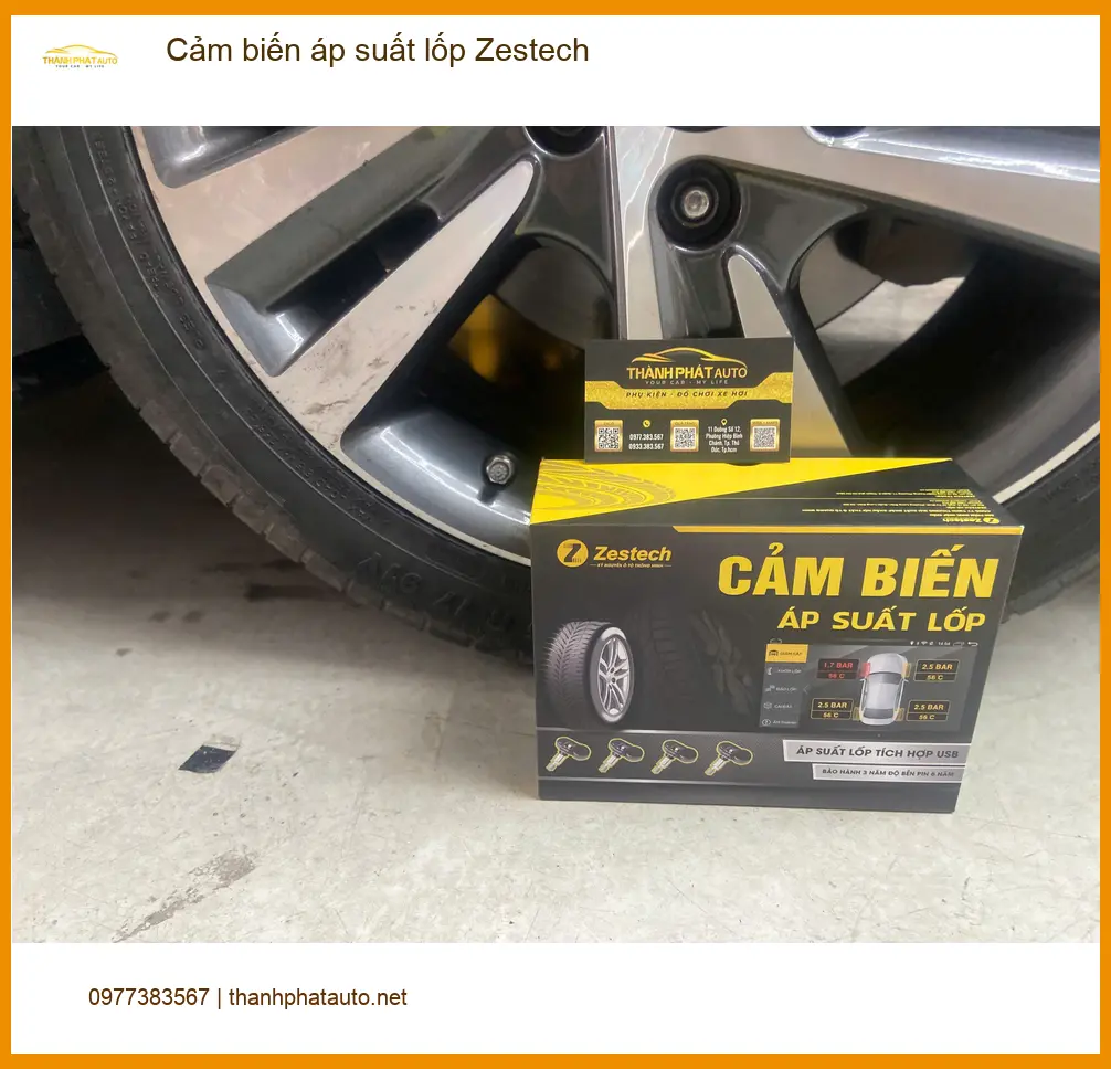 Anh Khải lắp cảm biến áp suất lốp Zestech cho Cross tại Quận 2 ảnh thực tế 4