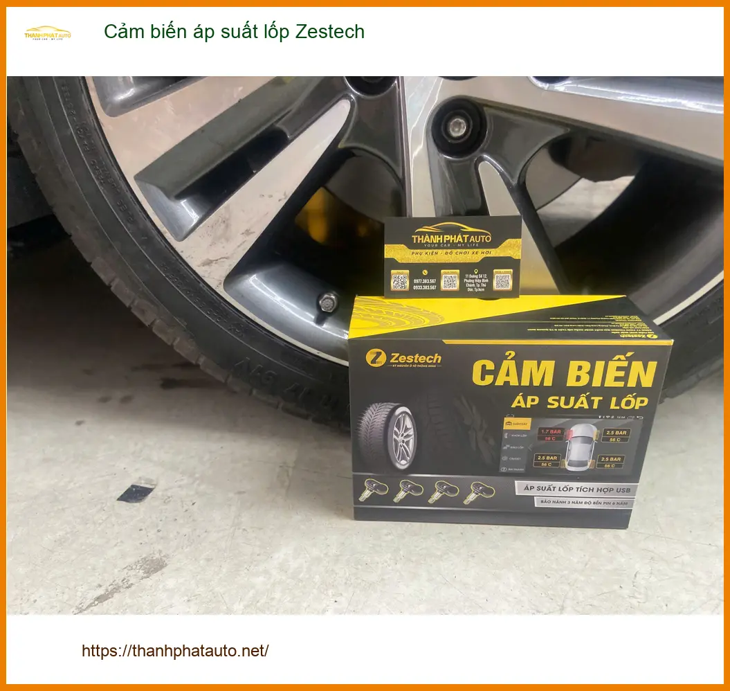 Chú Minh lắp Cảm biến áp suất lốp Zestech cho Kia K3 tại Quận 9 an toàn ảnh thực tế 4