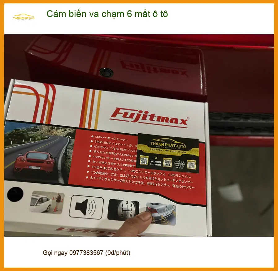 Chị Vân lắp cảm biến va chạm 6 mắt ô tô Ford Everest Quận Gò Vấp.