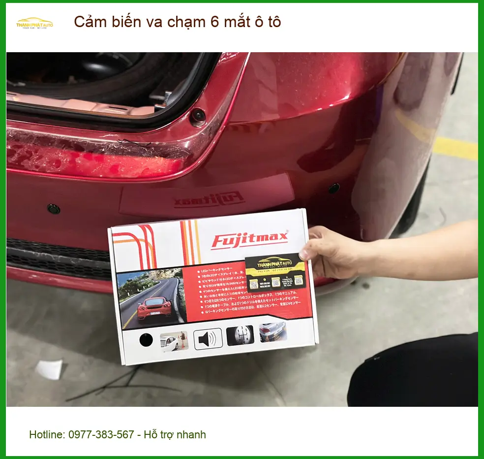 Anh Khôi lắp cảm biến va chạm 6 mắt ô tô Hyundai Accent Hóc Môn an toàn