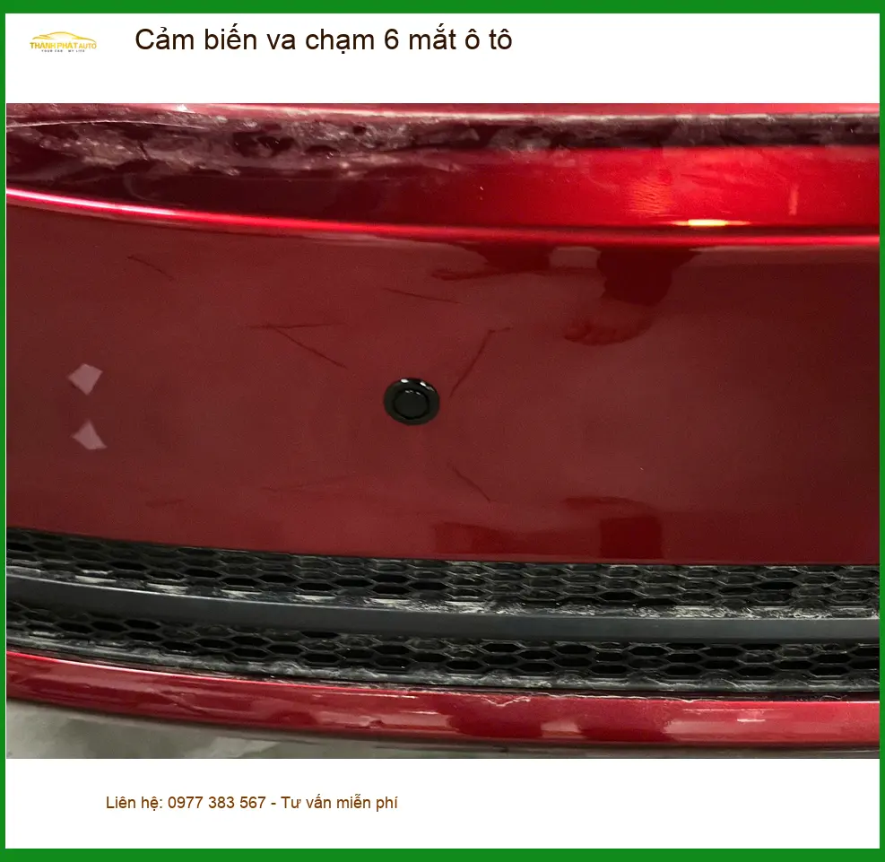 Anh Khôi lắp cảm biến va chạm 6 mắt ô tô Hyundai Accent Hóc Môn an toàn ảnh thực tế 2