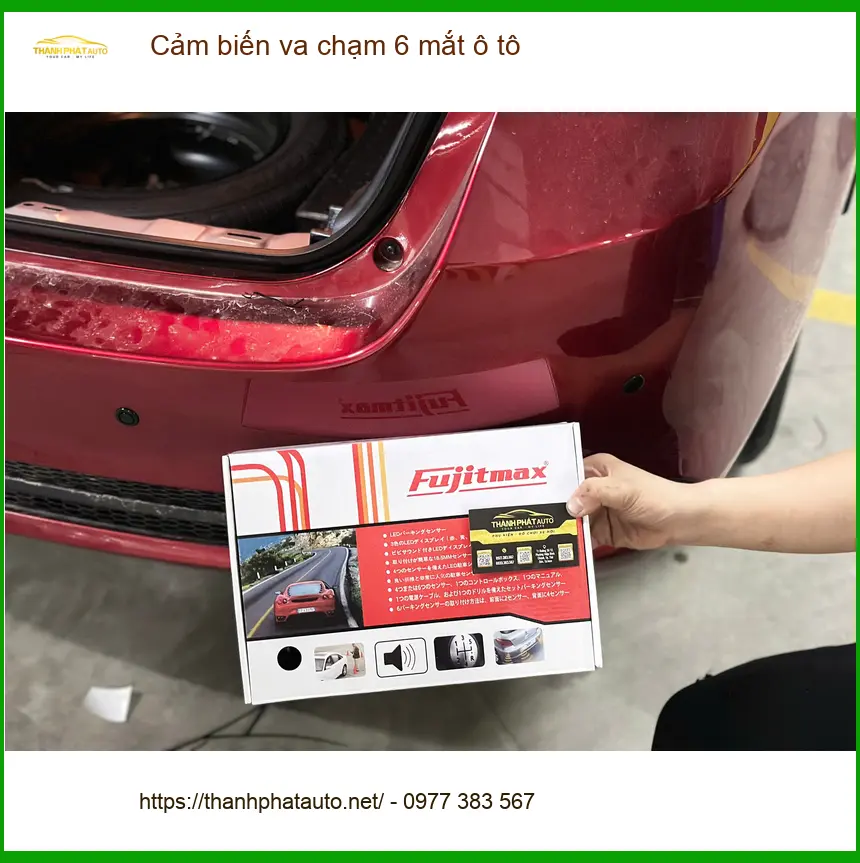 Anh Khôi lắp cảm biến va chạm 6 mắt ô tô Hyundai Accent Hóc Môn an toàn ảnh thực tế 4