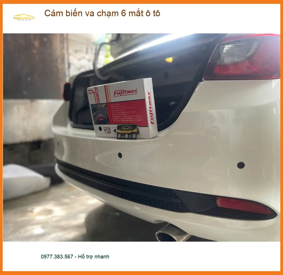 Anh Duy lắp cảm biến va chạm 6 mắt ô tô cho Hyundai Accent tại Quận 10 ảnh thực tế 4
