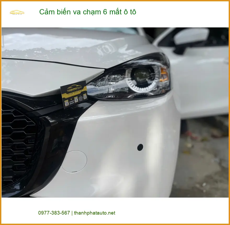 Anh Hùng Cường lắp cảm biến va chạm 6 mắt ô tô Hyundai Santa Fe tại Quận Bình Tân ảnh thực tế 2