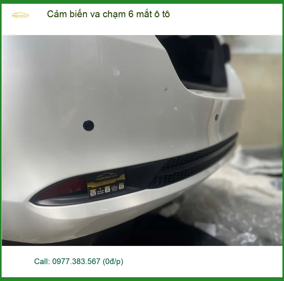 Anh Hùng Cường lắp cảm biến va chạm 6 mắt ô tô Hyundai Santa Fe tại Quận Bình Tân ảnh thực tế 3