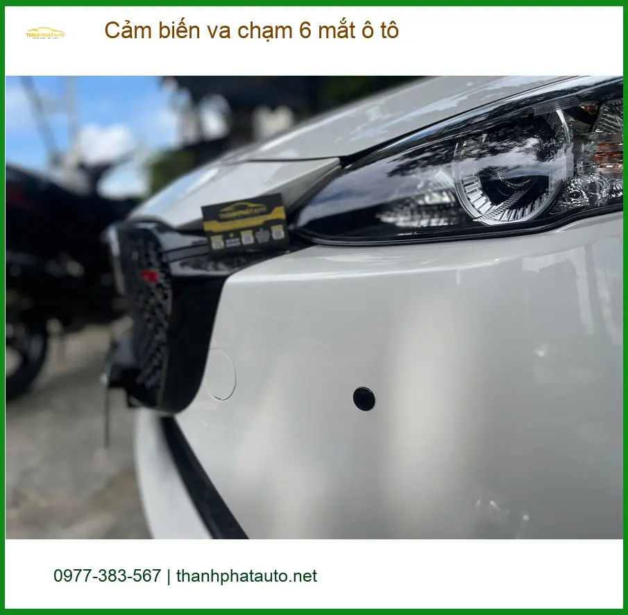 Anh Hùng Cường lắp cảm biến va chạm 6 mắt ô tô Hyundai Santa Fe tại Quận Bình Tân ảnh thực tế 4