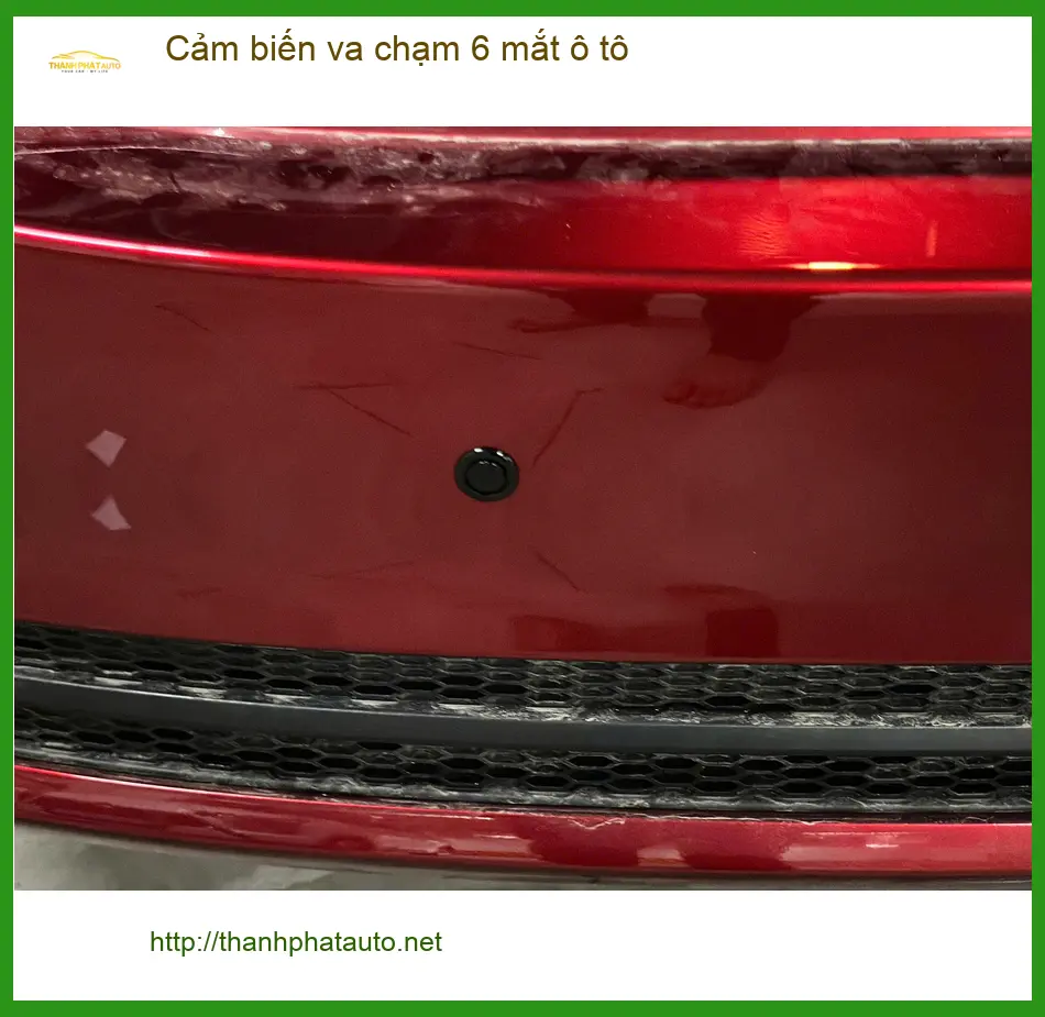 Anh Khang lắp cảm biến va chạm 6 mắt ô tô cho Toyota Fortuner tại Cần Giờ để đỗ xe an toàn ảnh thực tế 2