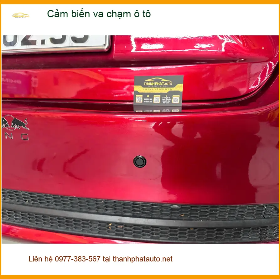 Anh Đăng Khôi lắp cảm biến va chạm ô tô Hyundai Santa Fe tại Quận 5 vì khó lùi chuồng ảnh thực tế 3