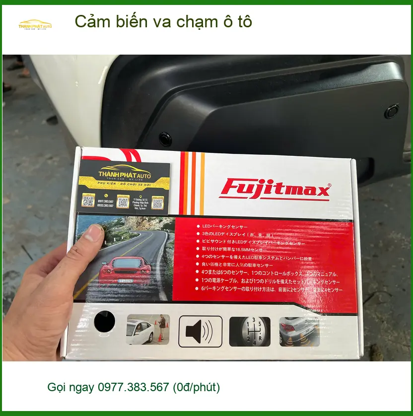 Anh Nam lắp cảm biến va chạm ô tô cho Mazda CX-5 tại Quận 10 tránh va quẹt. ảnh thực tế 4