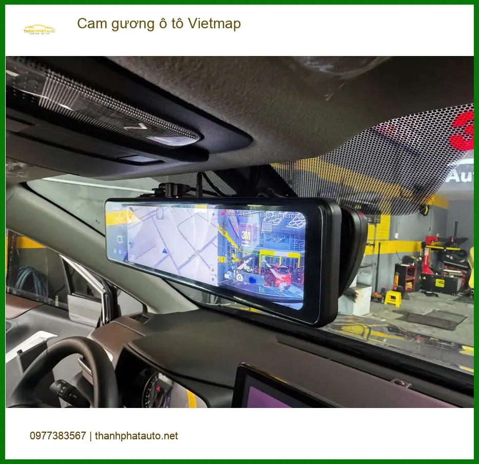 Anh Khải lắp camera gương Vietmap cho Hyundai Creta tại Quận 2
