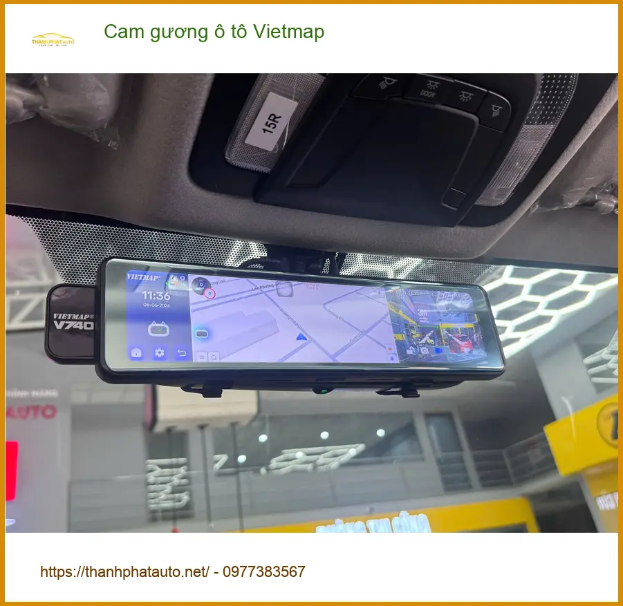 Anh Khải lắp camera gương Vietmap cho Hyundai Creta tại Quận 2 ảnh thực tế 2