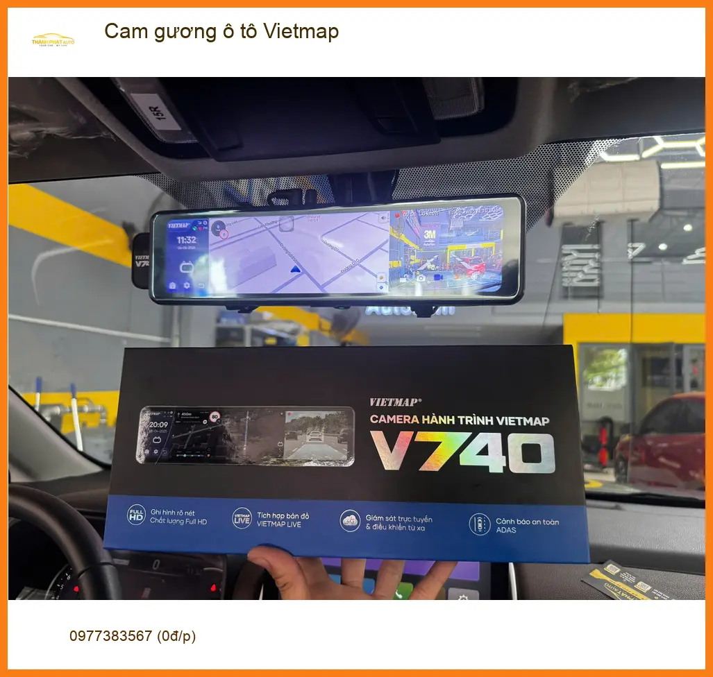 Anh Khải lắp camera gương Vietmap cho Hyundai Creta tại Quận 2 ảnh thực tế 3