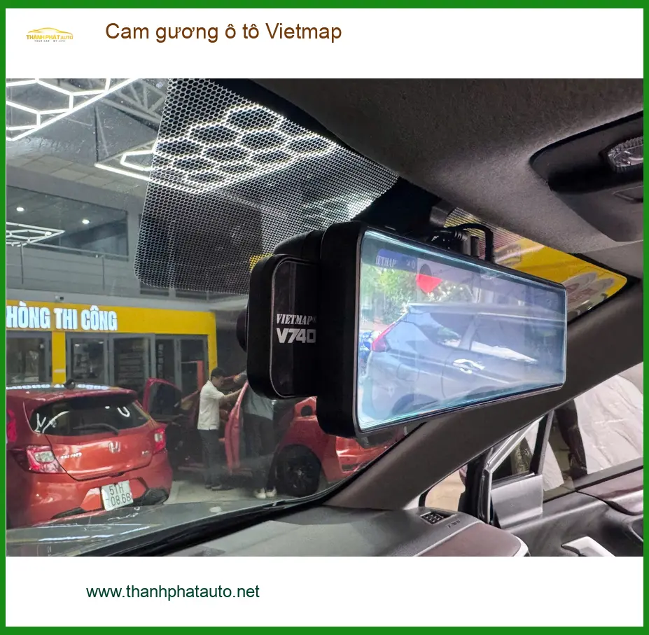 Anh Tấn lắp cam gương ô tô Vietmap cho Honda HR-V tại Quận 6 để tiện quan sát điểm mù ảnh thực tế 3