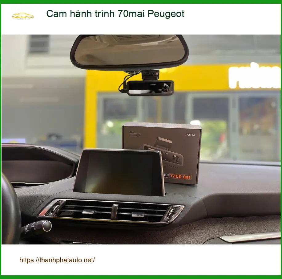 Anh Quang lắp cam hành trình 70mai cho Peugeot 3008 tại Quận 1 ảnh thực tế 4