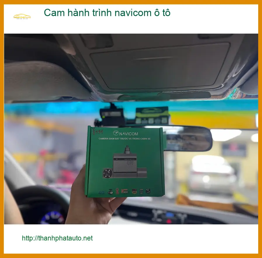 Chú Phiệt lắp cam hành trình Navicom ô tô cho Honda CRV tại Quận 2 ảnh thực tế 2