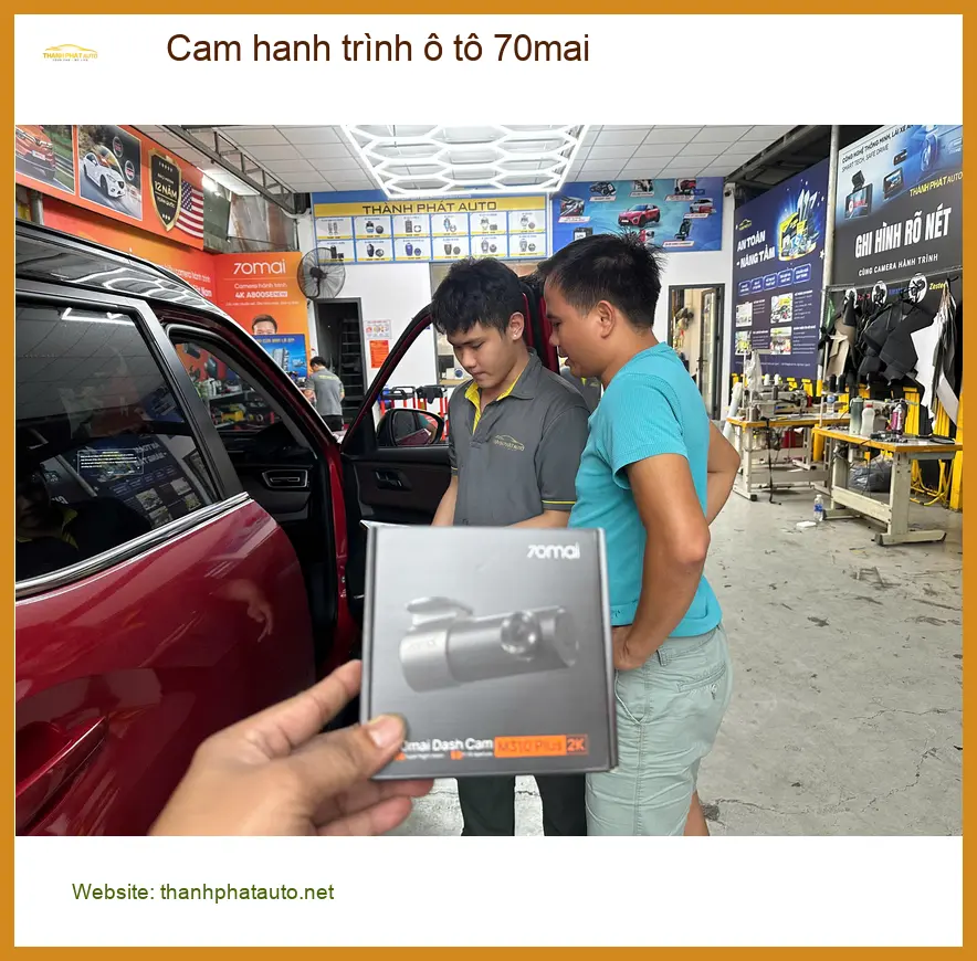 Anh Cường lắp Cam hành trình 70mai cho Hyundai Santa Fe tại Quận Thủ Đức
