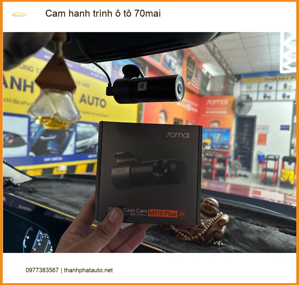 Anh Cường lắp Cam hành trình 70mai cho Hyundai Santa Fe tại Quận Thủ Đức ảnh thực tế 4
