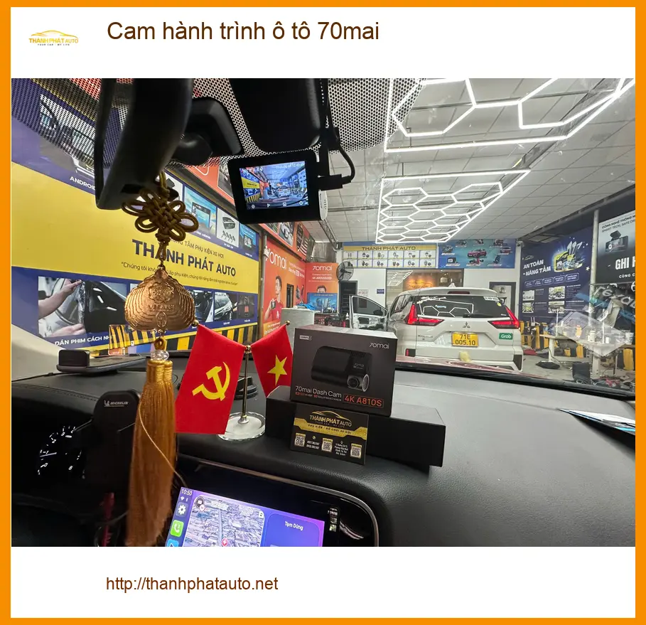 Anh Tuấn Anh lắp cam hành trình ô tô 70mai cho Honda CRV tại Quận 7 để yên tâm di chuyển ảnh thực tế 3