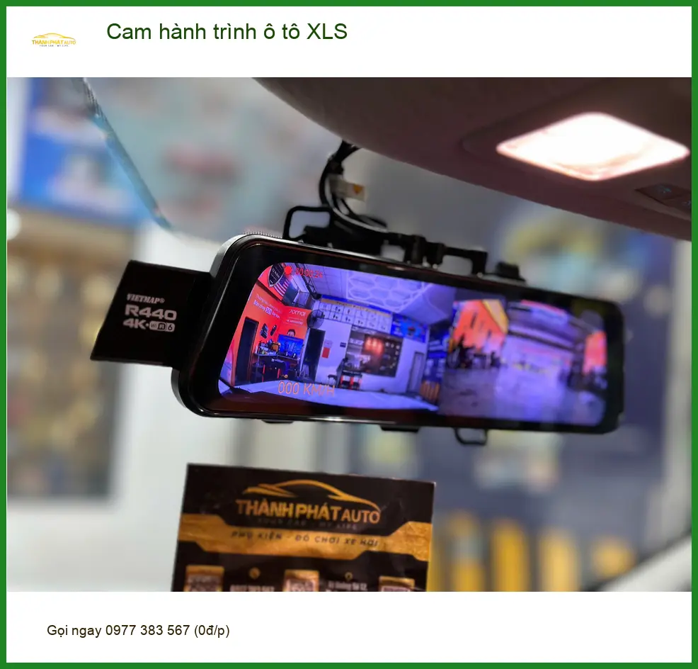 Anh Khải lắp cam hành trình ô tô XLS cho Toyota Vios tại Quận 12 để ghi lại lộ trình an toàn ảnh thực tế 2