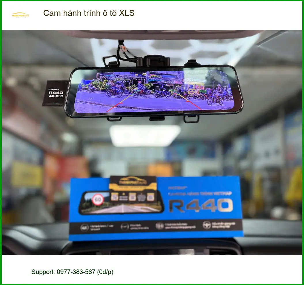 Anh Khải lắp Cam hành trình ô tô XLS tại Quận 5 sau vụ va chạm nhỏ ảnh thực tế 3