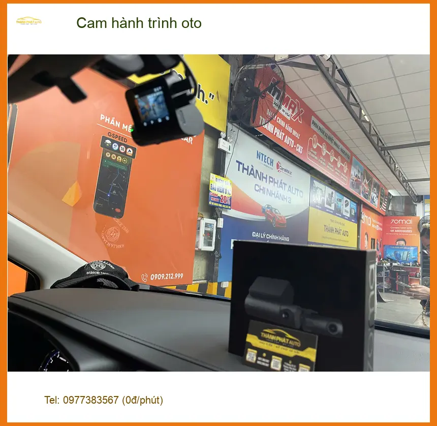 Chú Đình lắp cam hành trình ô tô cho Honda CRV tại Quận 9 để yên tâm di chuyển ảnh thực tế 3
