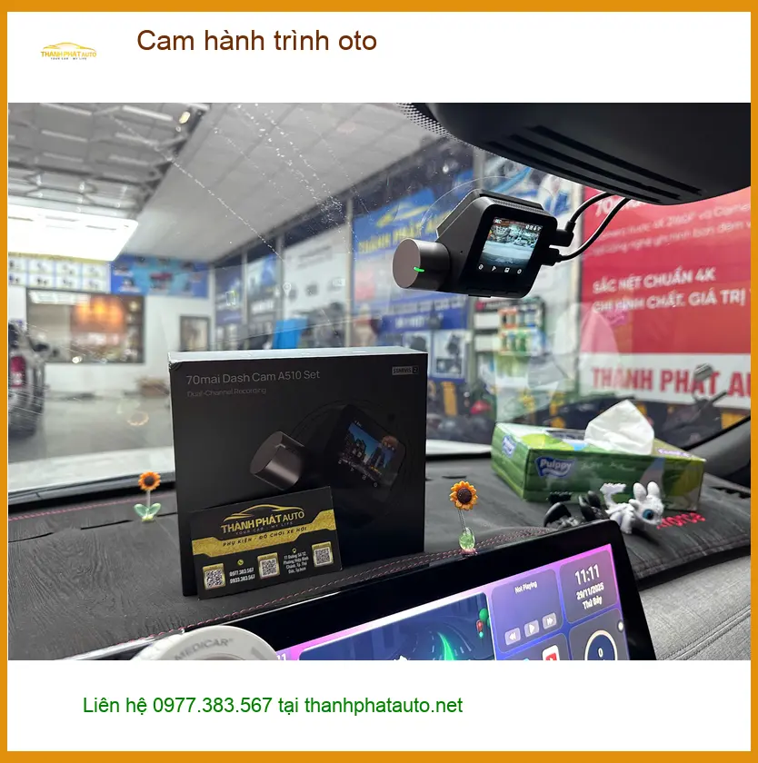 Anh Duy lắp Cam hành trình oto cho Honda CRV tại Quận Thủ Đức để an tâm lái xe ảnh thực tế 2