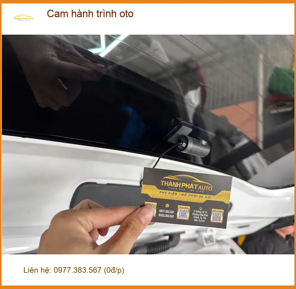 Anh Duy lắp Cam hành trình oto cho Honda CRV tại Quận Thủ Đức để an tâm lái xe ảnh thực tế 3