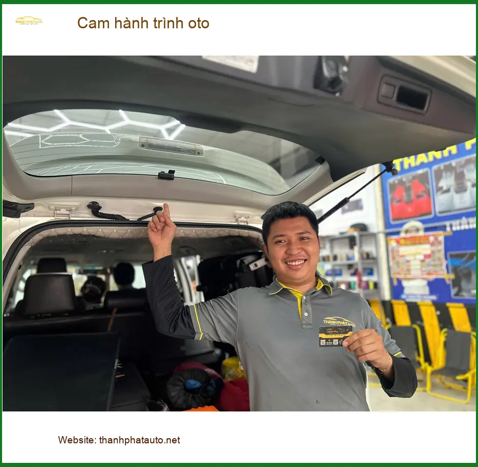 Chú Vỹ lắp cam hành trình oto Hyundai Accent Quận Thủ Đức ghi lại hành trình, bảo vệ tài xế ảnh thực tế 3