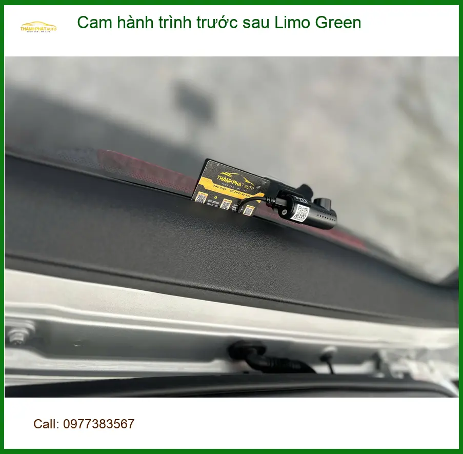 Anh Long gắn cam hành trình Limo Green trước sau cho Honda CRV Quận Thủ Đức ảnh thực tế 2