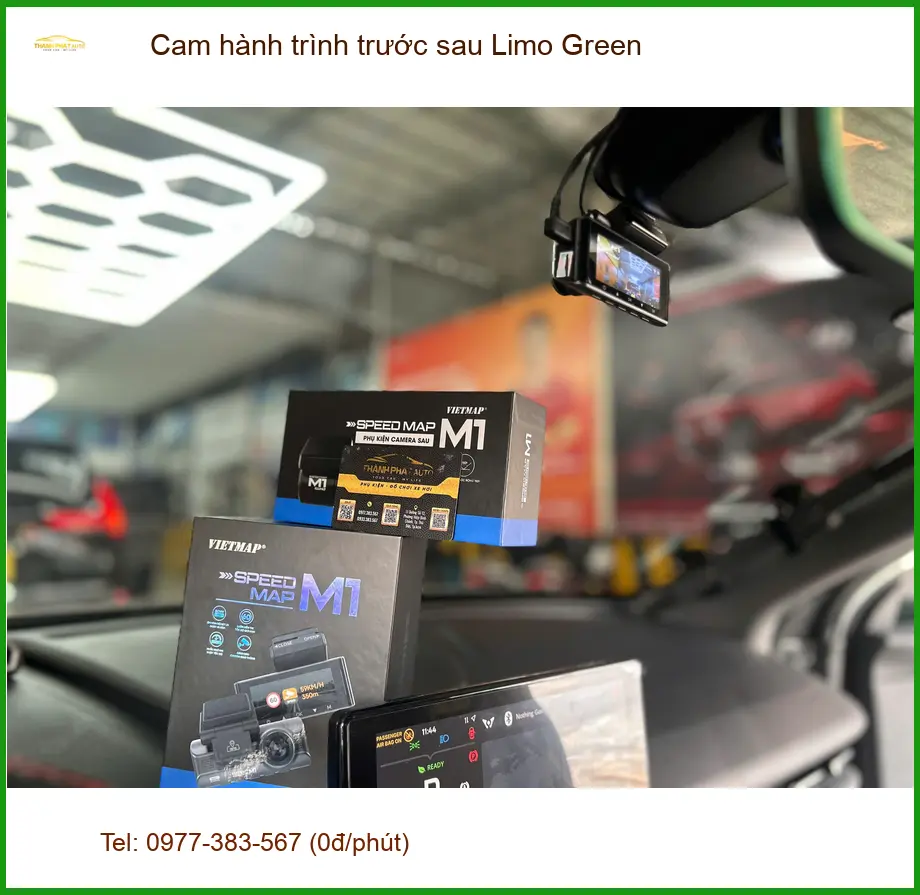 Anh Minh lắp cam hành trình trước sau Limo Green cho Kia K3 tại Quận 12