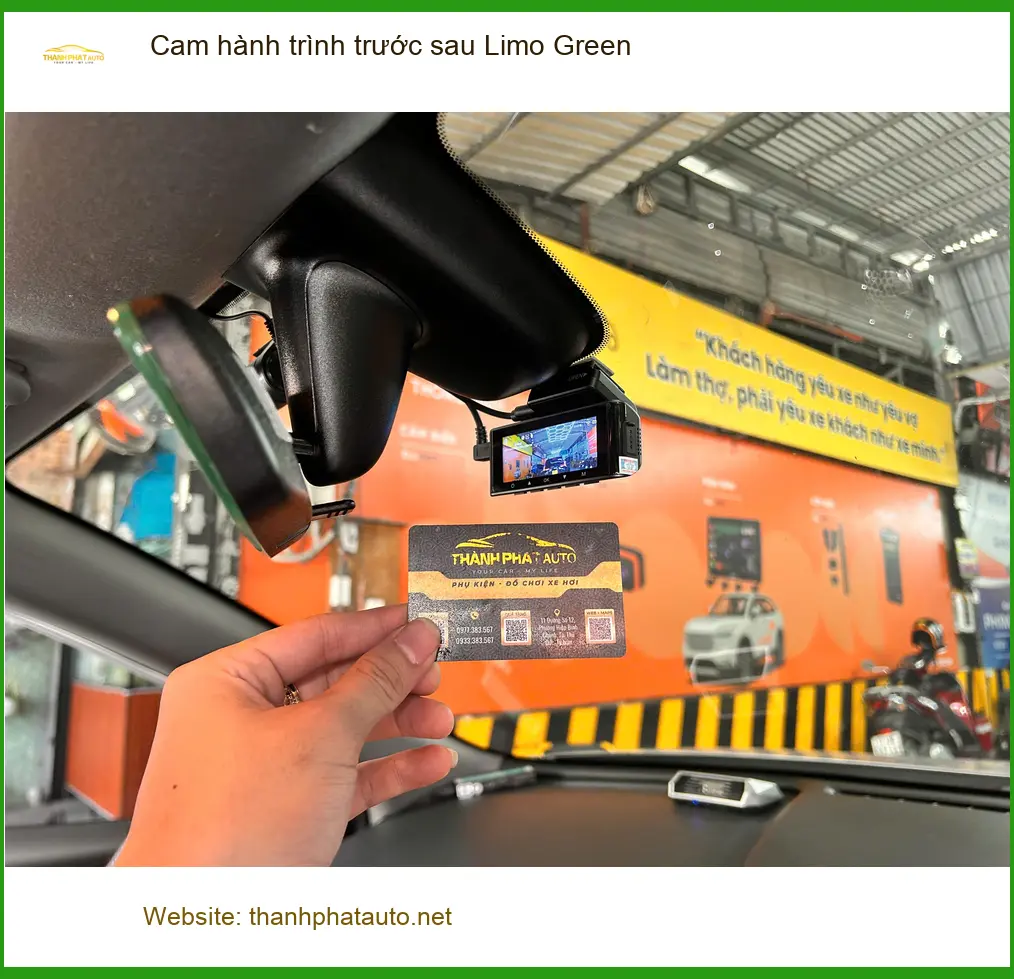 Anh Thành gắn cam hành trình trước sau Limo Green cho CRV ở Quận 9 ảnh thực tế 2