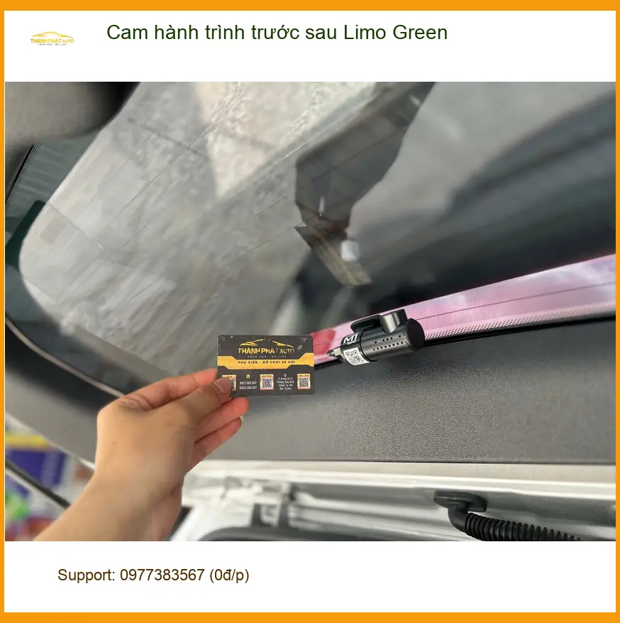 Anh Thành gắn cam hành trình trước sau Limo Green cho CRV ở Quận 9 ảnh thực tế 4