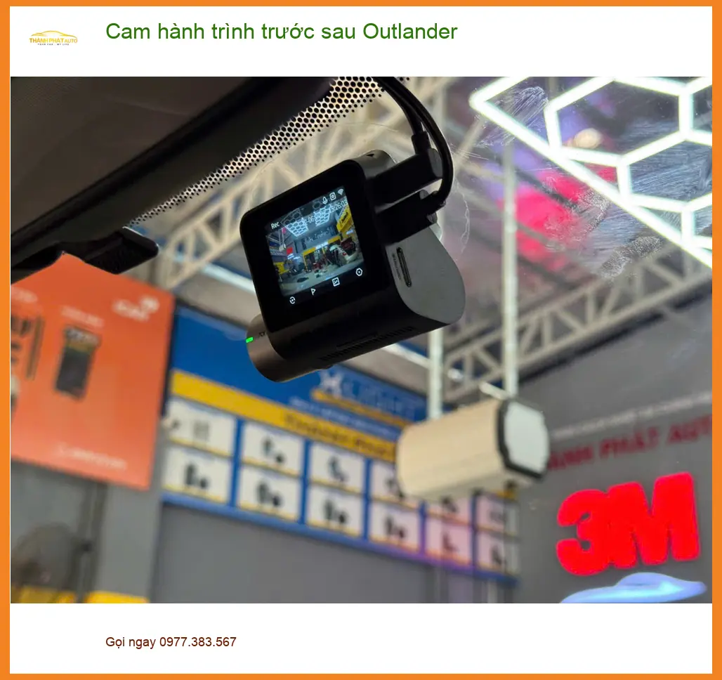 Anh Hưng lắp Cam hành trình trước sau Outlander tại Quận Bình Tân ảnh thực tế 3