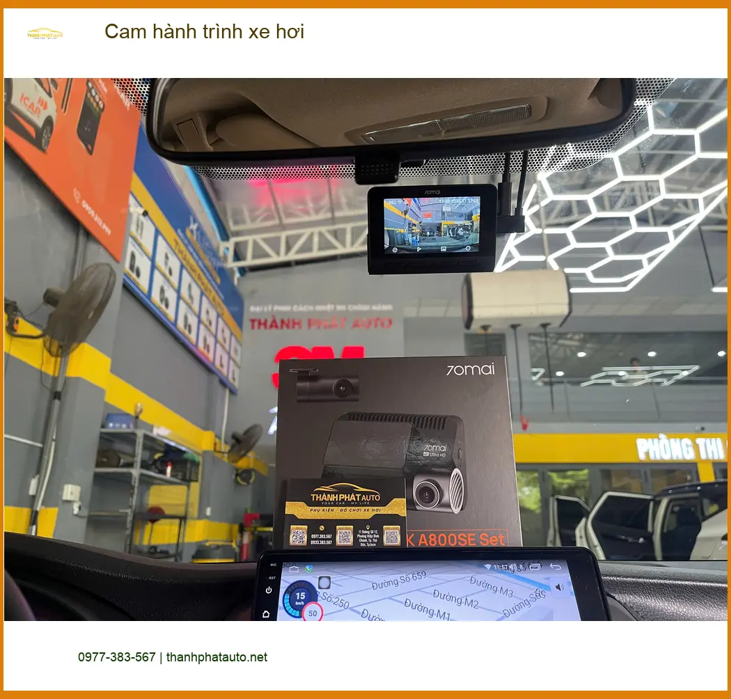 Chú Bình lắp cam hành trình xe hơi Mitsubishi Xpander Cross Hóc Môn ảnh thực tế 4