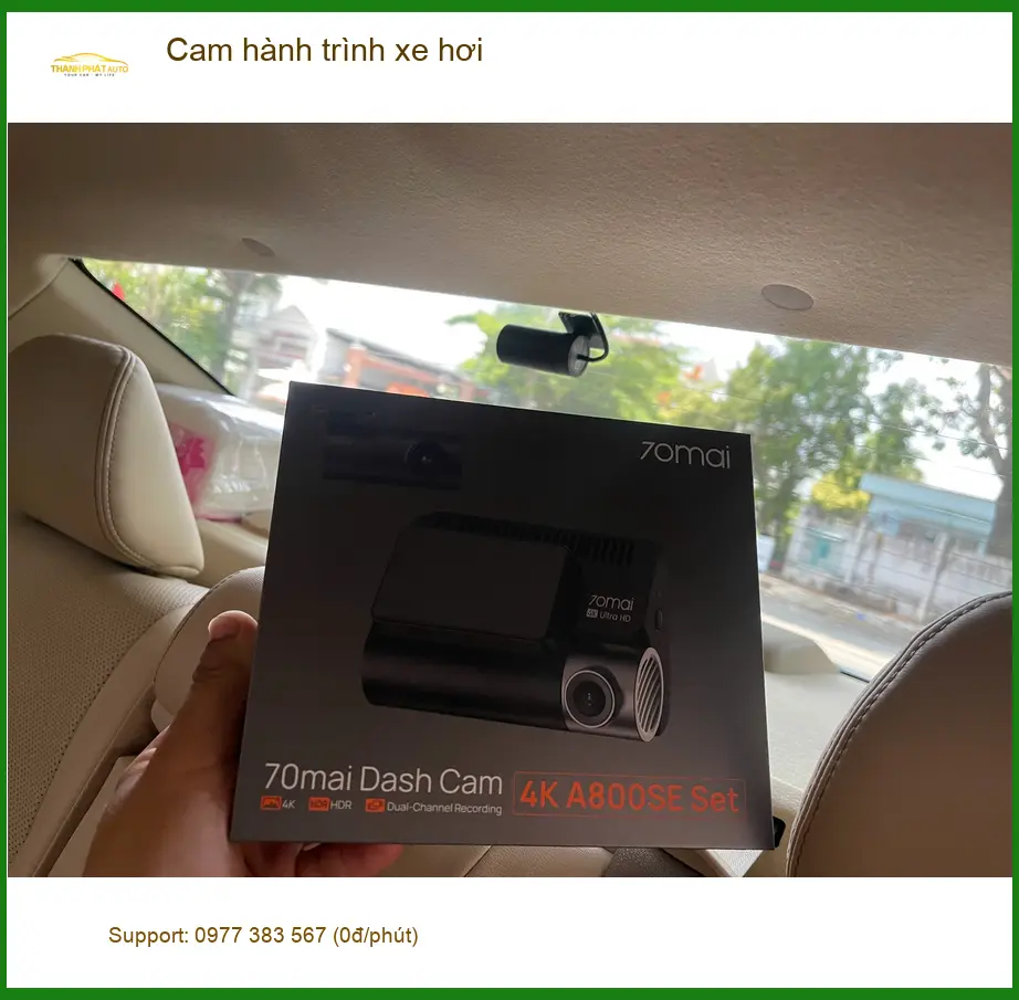 Chị Thùy Linh lắp cam hành trình xe hơi cho Hyundai Accent tại Quận 10 ảnh thực tế 2