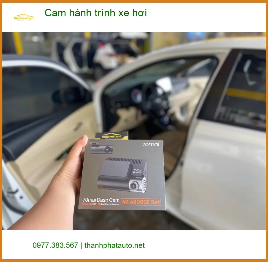 Chị Thùy Linh lắp cam hành trình xe hơi cho Hyundai Accent tại Quận 10 ảnh thực tế 4