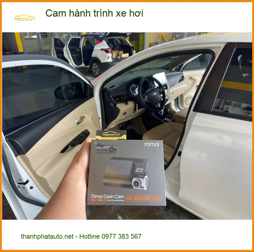 Chị Thùy Linh lắp cam hành trình xe hơi cho Hyundai Accent tại Quận 10 ảnh thực tế 5
