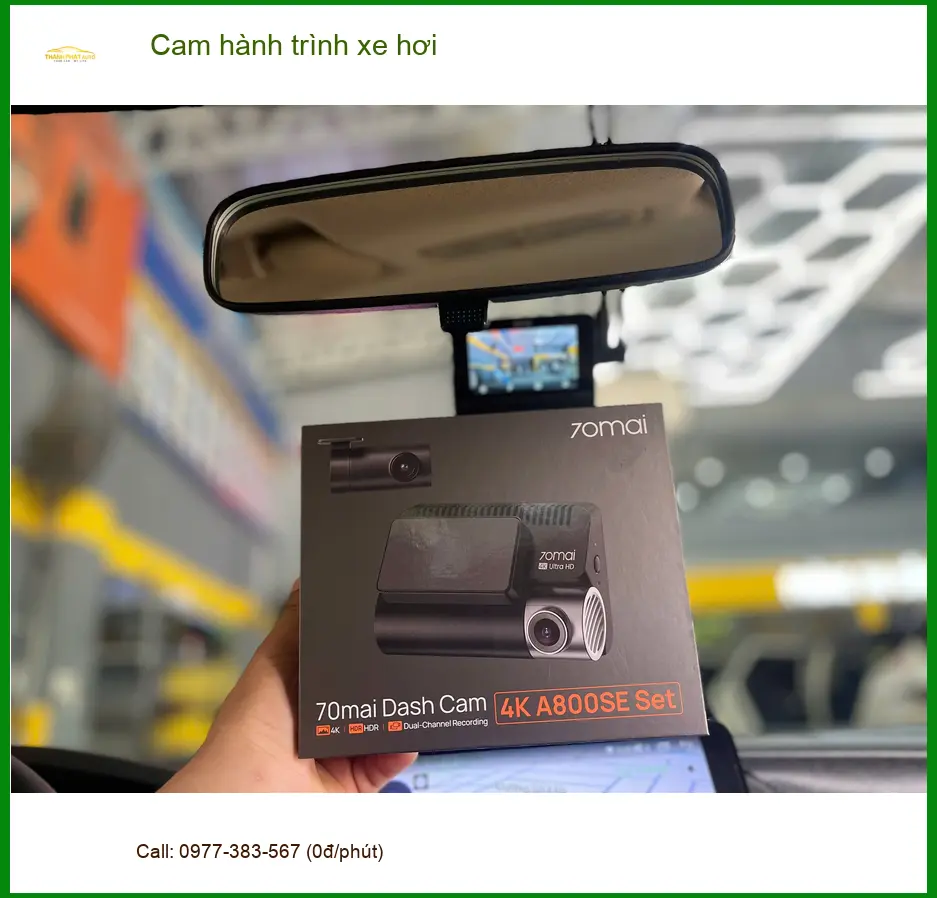 Chị Mai Anh lắp cam hành trình xe hơi Toyota Raize tại Quận Huyện Nhà Bè ảnh thực tế 3