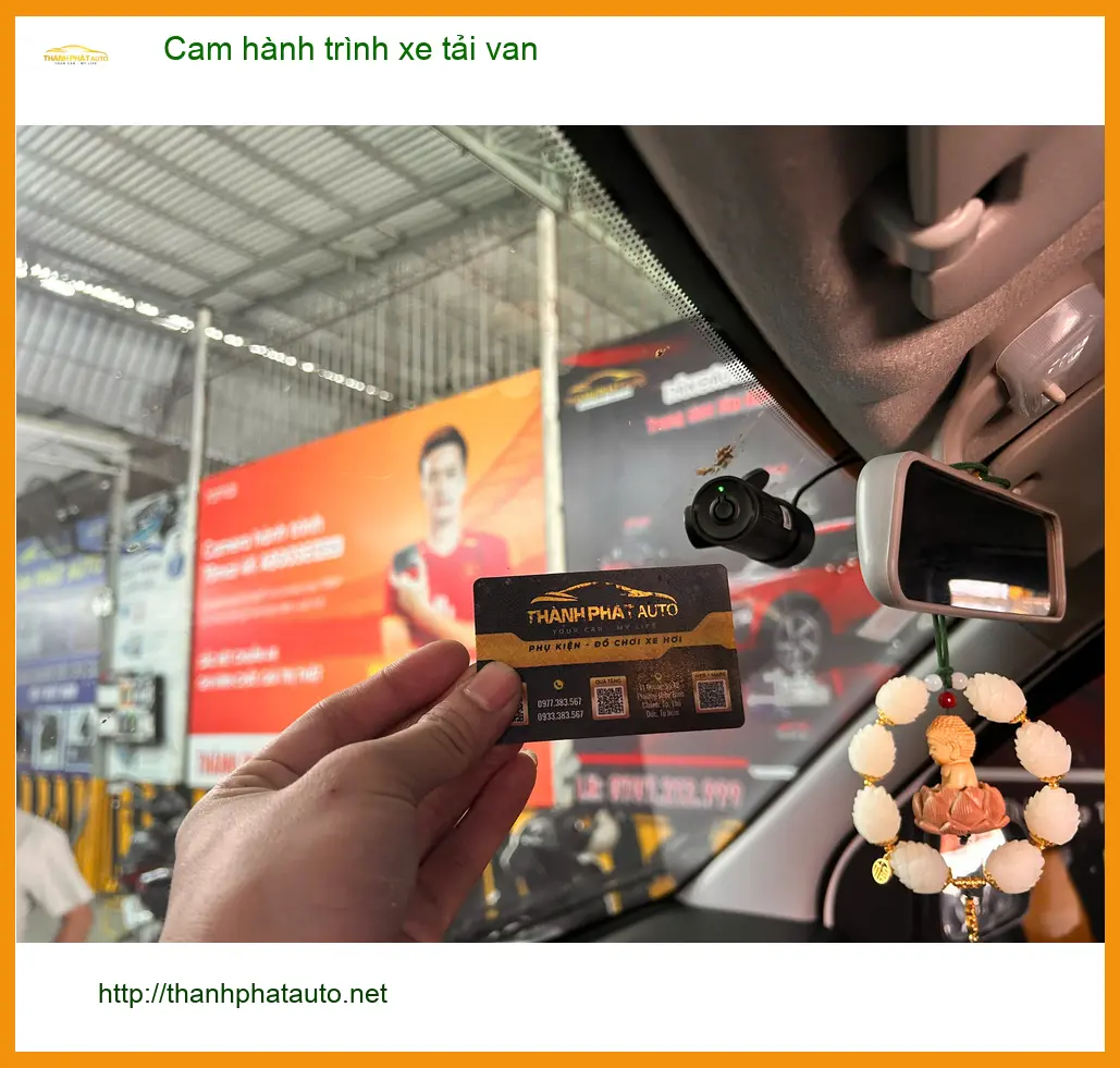 Anh Dũng lắp cam hành trình xe tải van Kenbo Quận Tân Bình cần loại bền bỉ
