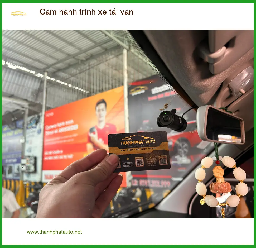 Chú Sơn lắp cam hành trình xe tải van cho Hyundai Solati tại Cần Giờ