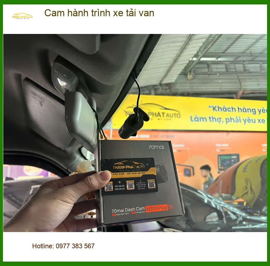 Anh Minh lắp cam hành trình xe tải van Hyundai Solati tại Quận 8 ảnh thực tế 4