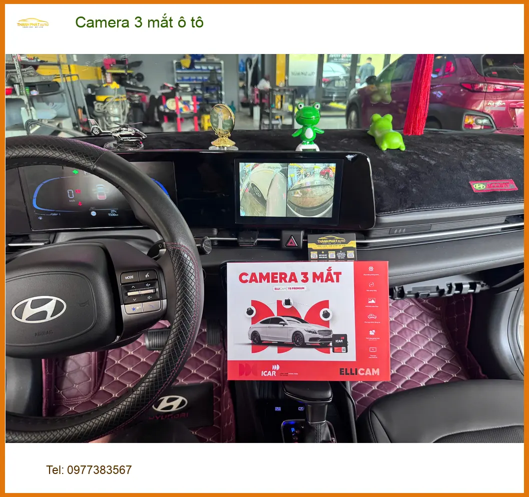Anh Dũng lắp camera 3 mắt ô tô cho Toyota Corolla Cross tại Quận 9