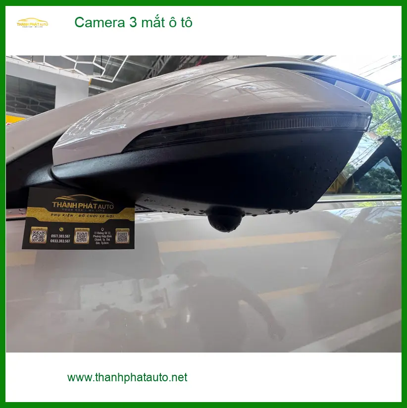 Anh Dũng lắp camera 3 mắt ô tô cho Toyota Corolla Cross tại Quận 9 ảnh thực tế 3