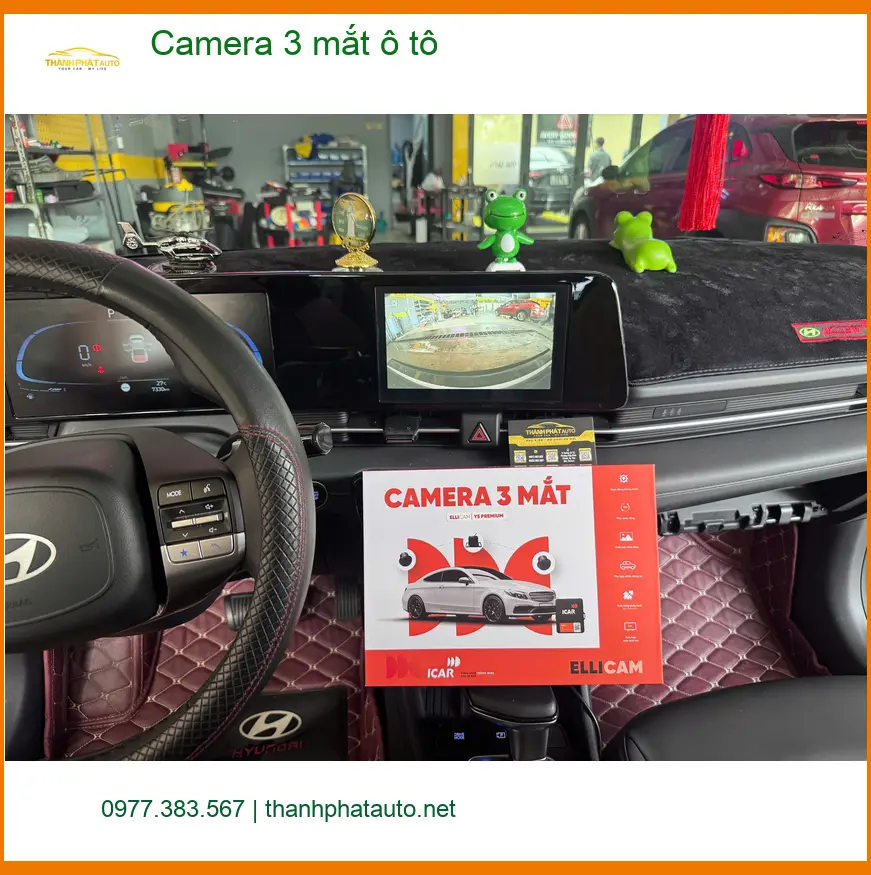 Anh Khang lắp Camera 3 mắt ô tô Ford Everest tại Hóc Môn để ghi lại hành trình đường dài ảnh thực tế 2