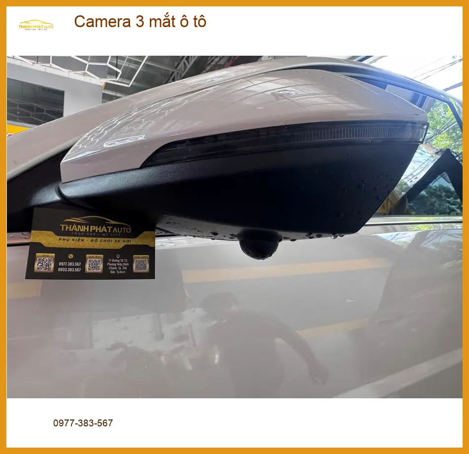 Anh Minh lắp Camera 3 mắt ô tô Hyundai Accent Quận 12 lái xe an toàn hơn ảnh thực tế 2