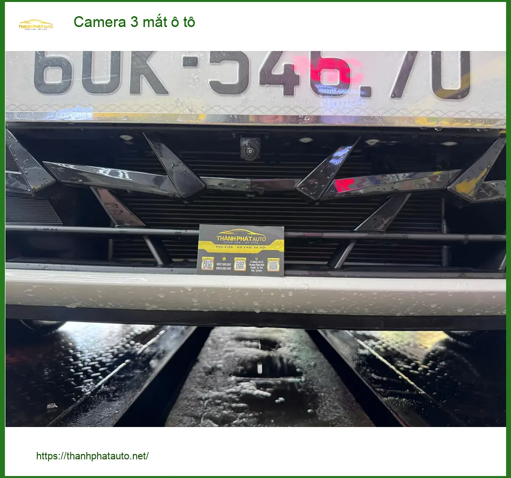 Anh Minh lắp Camera 3 mắt ô tô Hyundai Accent Quận 12 lái xe an toàn hơn ảnh thực tế 4