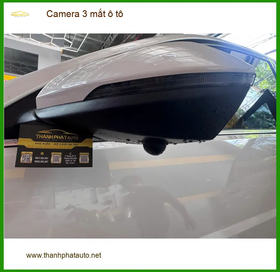 Anh Đức lắp Camera 3 mắt ô tô tại Quận 2 cho Kia K3 đảm bảo tầm nhìn rộng