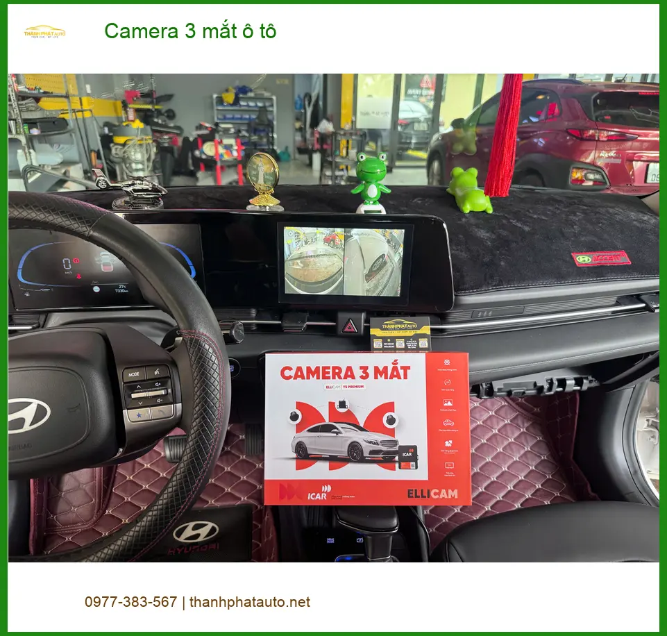 Anh Đức lắp Camera 3 mắt ô tô tại Quận 2 cho Kia K3 đảm bảo tầm nhìn rộng ảnh thực tế 4